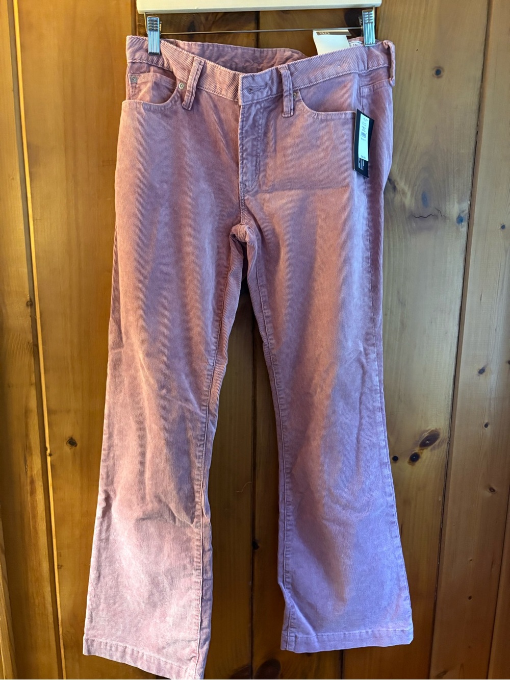 GAP Women's Dusty Rose Corduroy Bootcut Pants